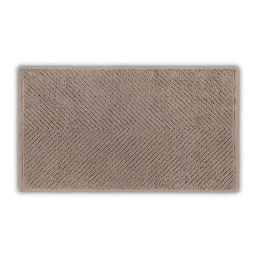 Prosop maro din bumbac 71x40 cm Chevron - Foutastic