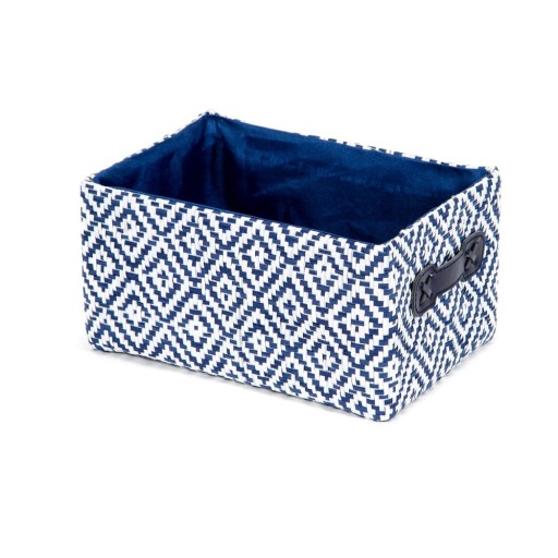 Coș de depozitare pentru baie din material textil 23,5x16x12 cm Enzo – Compactor