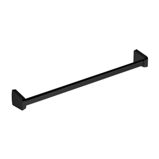 Suport prosoape din alamă Sapho Zen, lățime 55 cm, negru