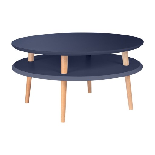 Măsuță de cafea Ragaba UFO Ø 70 cm, gri grafit