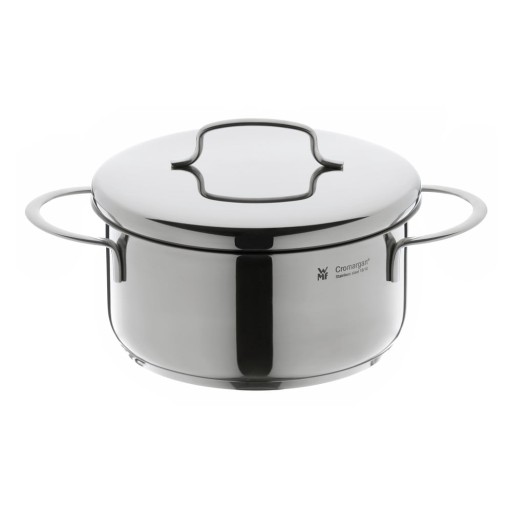 Oală din oțel inoxidabil cu capac WMF Cromargan® Mini, ⌀ 16 cm