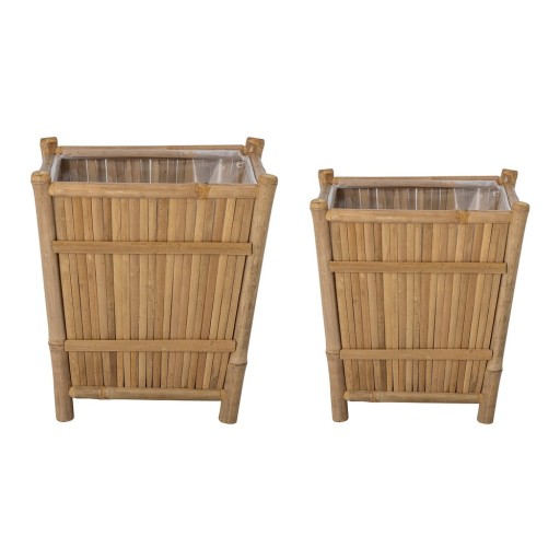 Ghivece decorative 2 buc. din bambus Sole – Bloomingville