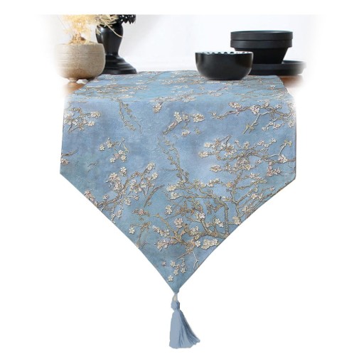 Napron de masă 45x140 cm Blue Spring – Minimalist Cushion Covers