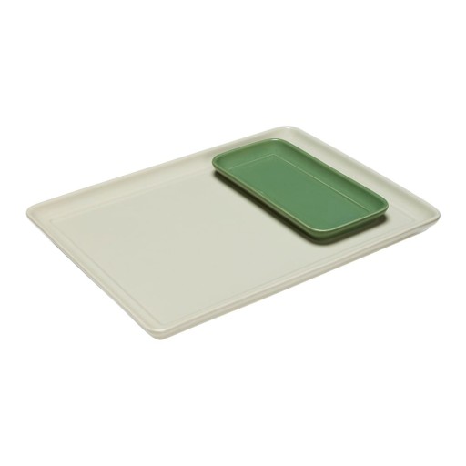 Tăvi decorative 2 buc. din ceramică 26x35 cm Amare – Hübsch