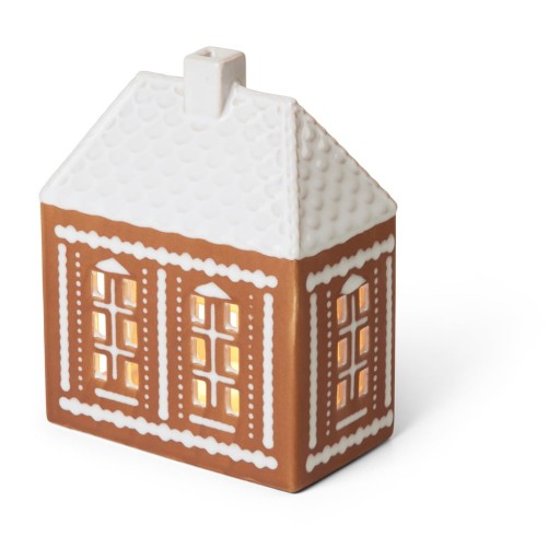 Sfeșnic pentru lumânări pastilă din ceramică Gingerbread Lighthouse – Kähler Design