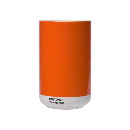 Vază portocalie din ceramică Orange 021 – Pantone