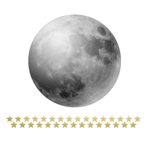 Autocolant pentru perete Dekornik Full Moon