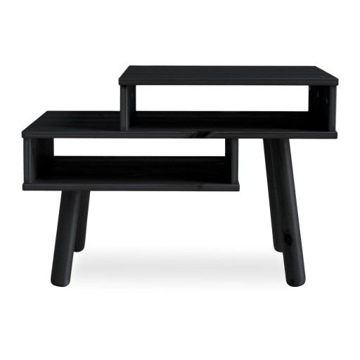 Masă de cafea din lemn de pin Karup Design Hako, negru
