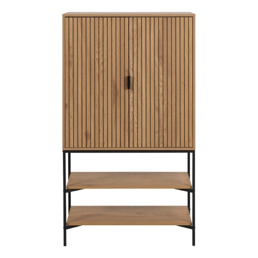 Dulap cu aspect de lemn de stejar 80x140 cm Jaipur – Actona
