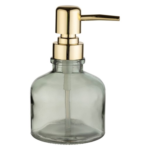 Dozator de săpun lichid verde mentă din sticlă 200 ml Atessa – Wenko