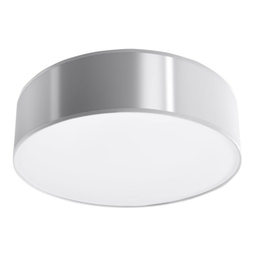 Plafonieră argintie ø 35 cm Atis – Sollux