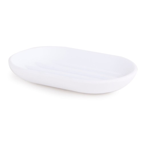 Săpunieră albă din plastic Touch – Umbra