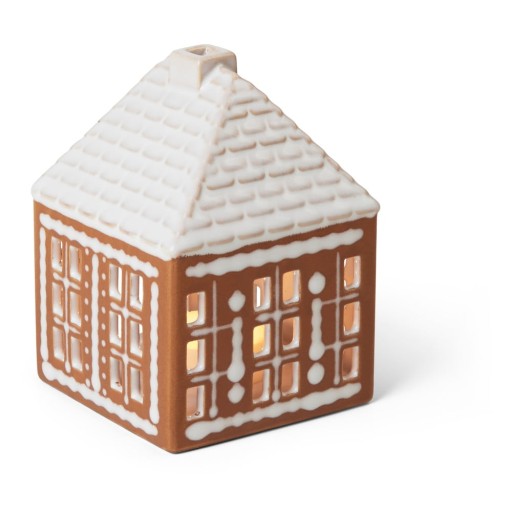 Sfeșnic pentru lumânări pastilă din ceramică Gingerbread Lighthouse – Kähler Design