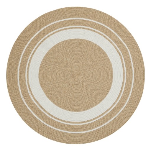 Covor rotund de exterior în culoare naturală ø 200 cm - NORTHRUGS