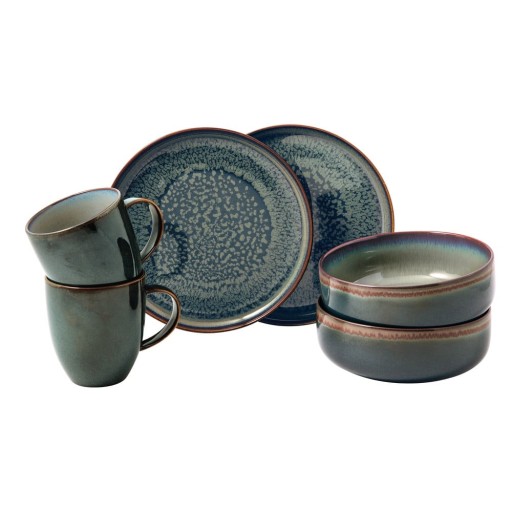 Serviciu de masă 6 buc. din porțelan Crafted Breeze – like | Villeroy & Boch