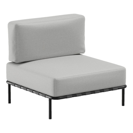Modul de canapea de grădină gri deschis (de mijloc) Salve – Sit Sit