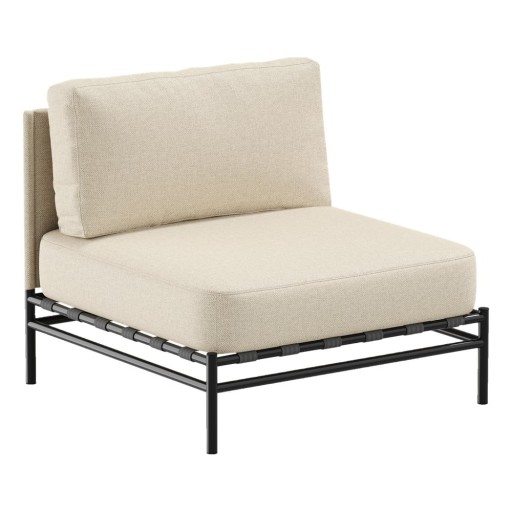 Modul de canapea de grădină bej (de mijloc) Dandy – Sit Sit