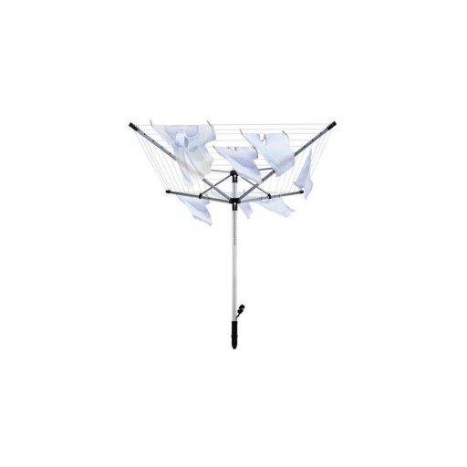 Uscator rufe, Leifheit, LinoPush 500, 50 m capacitate de uscare, gri