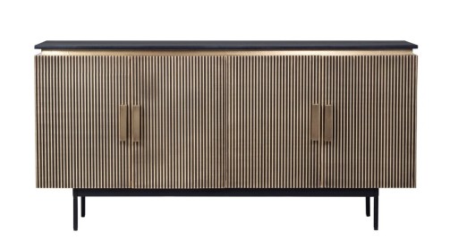 Bufet inferior Virat, Bizzotto, 160x40x80 cm, lemn de mango/alama antichizata