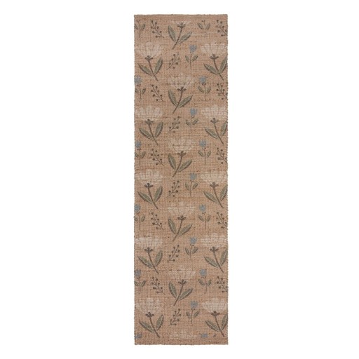 Covor tip traversă în culoare naturală handmade din amestec de iută 60x230 cm Arriana – Flair Rugs
