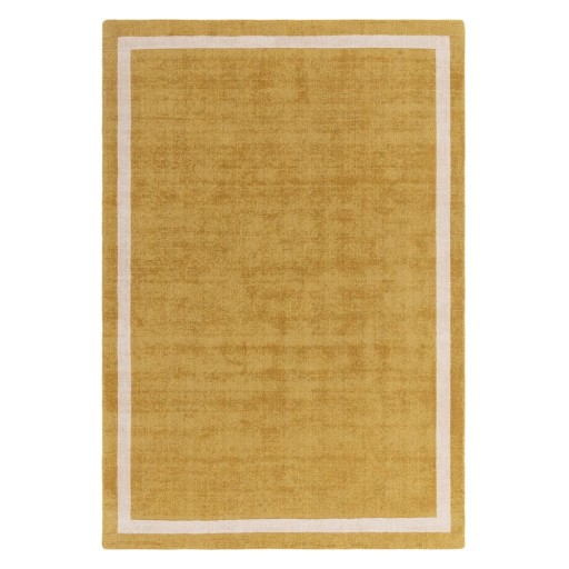 Covor galben ocru handmade din lână 160x230 cm Albi – Asiatic Carpets