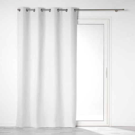 Draperie gri deschis blackout din microfibră 140x260 cm Obscure – douceur d'intérieur