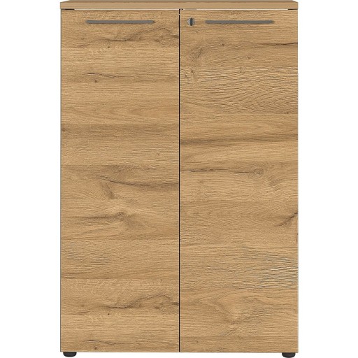 Dulap gri antracit cu aspect de lemn de stejar 80x120 cm Agenda – Germania