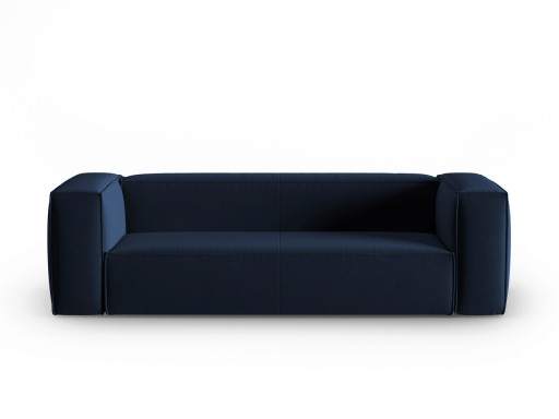 Canapea 4 locuri, Mackay, Cosmopolitan Design, 230x94x73 cm, catifea, albastru royal