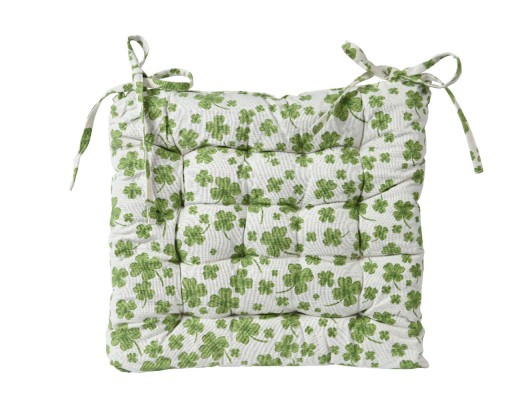 Perna pentru  scaun Quatrefoil, Decoris, 40 x 40 cm, bumbac, verde