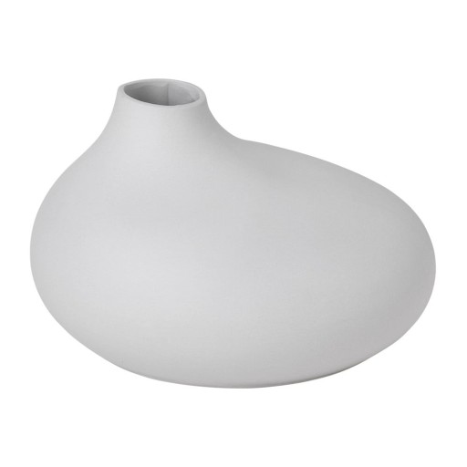 Vază gri deschis din porțelan (înălțime 13 cm) Nona – Blomus