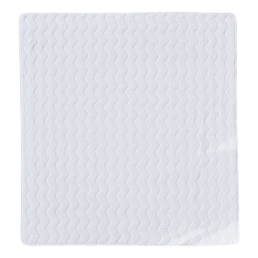 Cuvertură albă matlasată din muselină 210x240 cm Plain Muslin – Butter Kings