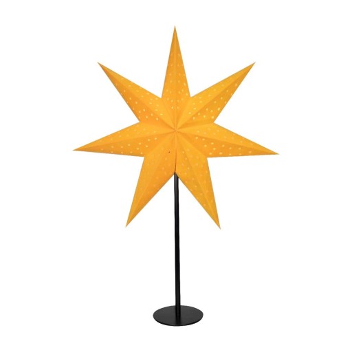 Decorațiune luminoasă de Crăciun neagră/portocalie Clara – Markslöjd