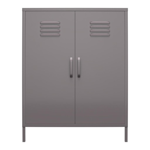 Dulap gri din metal 80x102 cm Bradford – Støraa
