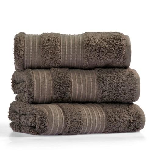 Prosop de baie, L&#039;appartement , London Wash, 60% Bumbac/40% Bambus, Maro