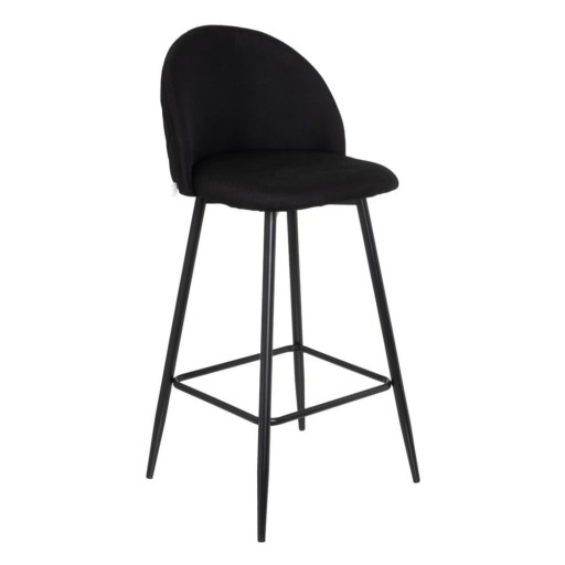 Scaune de bar negre 2 buc. (înălțime șezut 69 cm) – Casa Selección