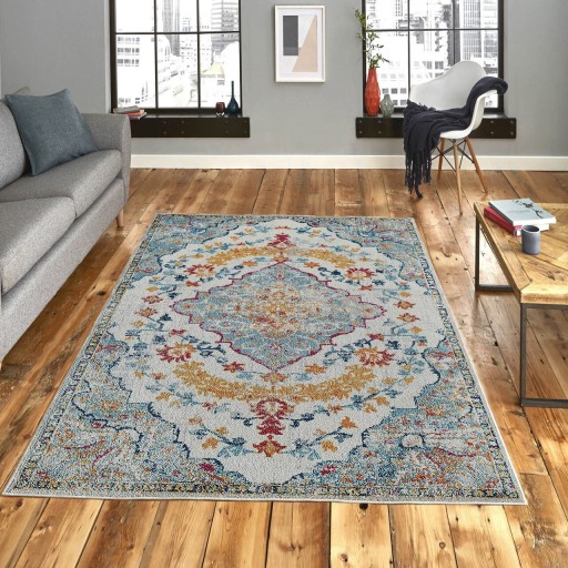 Covor, Woopamuk170, 100x300 cm, Bumbac;Poliester, Multicolor