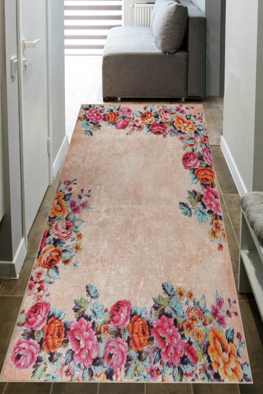 Covor, Mu172, 80x150 cm, Poliamida, Roz