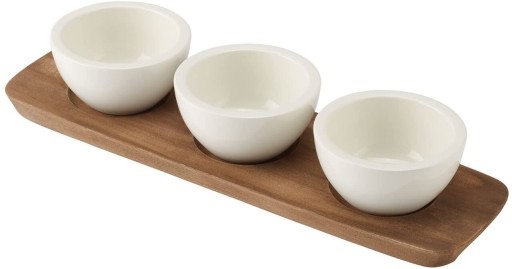 Set servire sosuri / aperitive 4 piese, Villeroy &amp; Boch, Artesano Original Starter, portelan premium