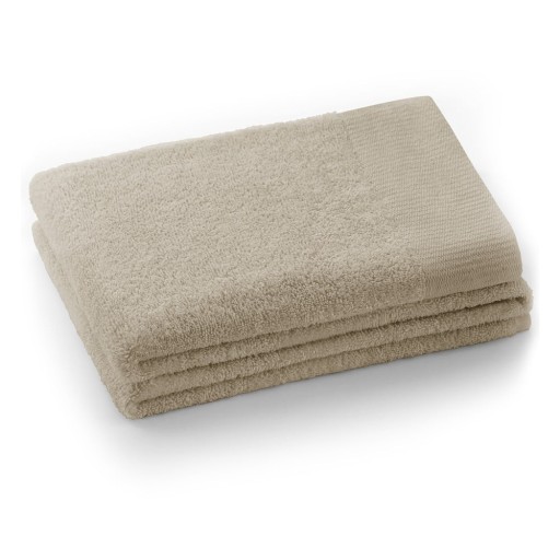 Prosop bej din bumbac din frotir 70x140 cm Amari – Restilo