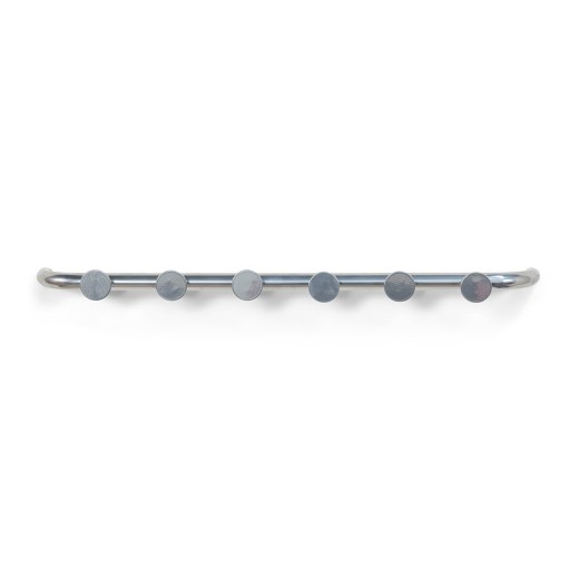 Cuier de perete argintiu din metal 75 cm Retro – Spinder Design