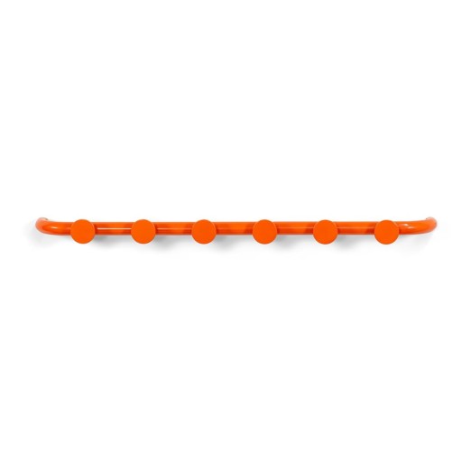 Cuier de perete portocaliu din metal 75 cm Retro – Spinder Design