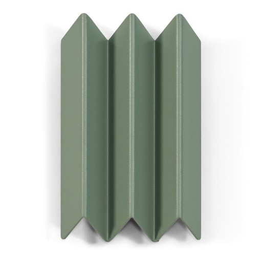 Cuier de perete verde prăfuit din metal 13 cm Sensu – Spinder Design