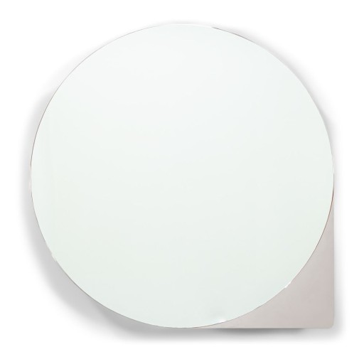 Dulap de baie taupe suspendat/cu oglindă din metal 55x55 cm Sonnet – Spinder Design