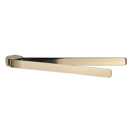 Suport pentru prosoape auriu de montat pe perete din metal Gedy Pirenei – Sapho