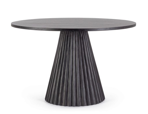 Masa dining Orissa, Bizzotto, 120x76 cm, lemn de mango, negru