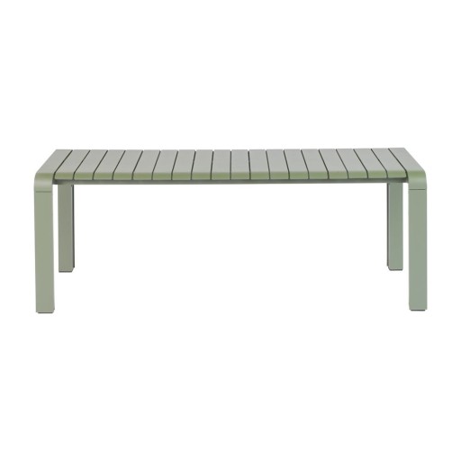 Bancă de grădină verde-deschis din metal Vondel – Zuiver