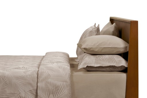 Cuvertura matlasata dubla, Palm King - Beige, L&#039;appartement , Bumbac