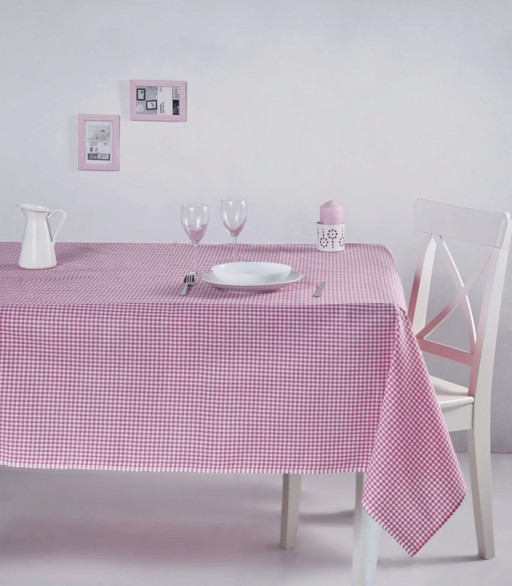 Fata de masa, DC Home, 198DCH1130, Bumbac, 170x220 cm, Roz