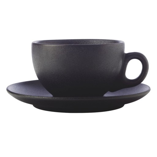 Ceașcă neagră pentru cappuccino din ceramică 250 ml Caviar – Maxwell & Williams