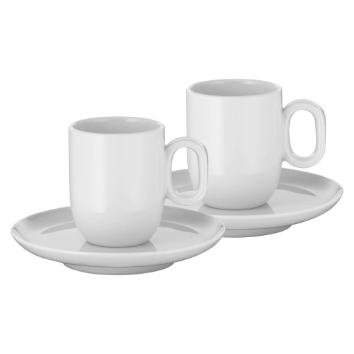 Cești albe pentru espresso din porțelan 2 buc. 60 ml Barista – WMF